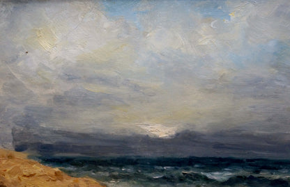Oil painting Sea waves Sokolov Evgeny Mikhailovich