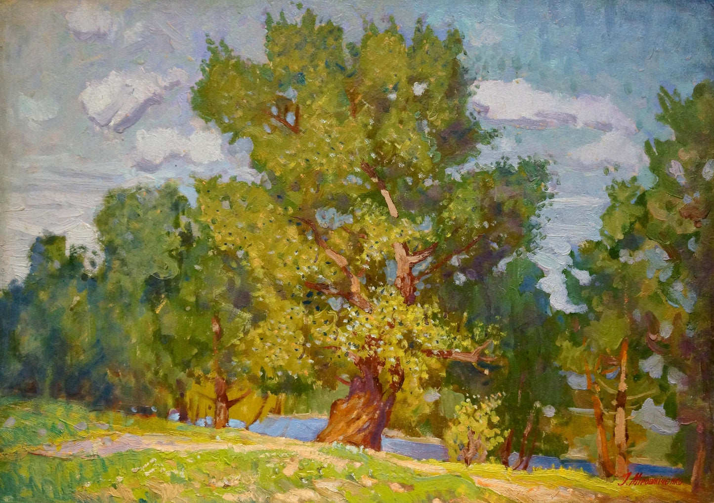 Oil painting Landscape Miroshnichenko Ivan Vasilievich