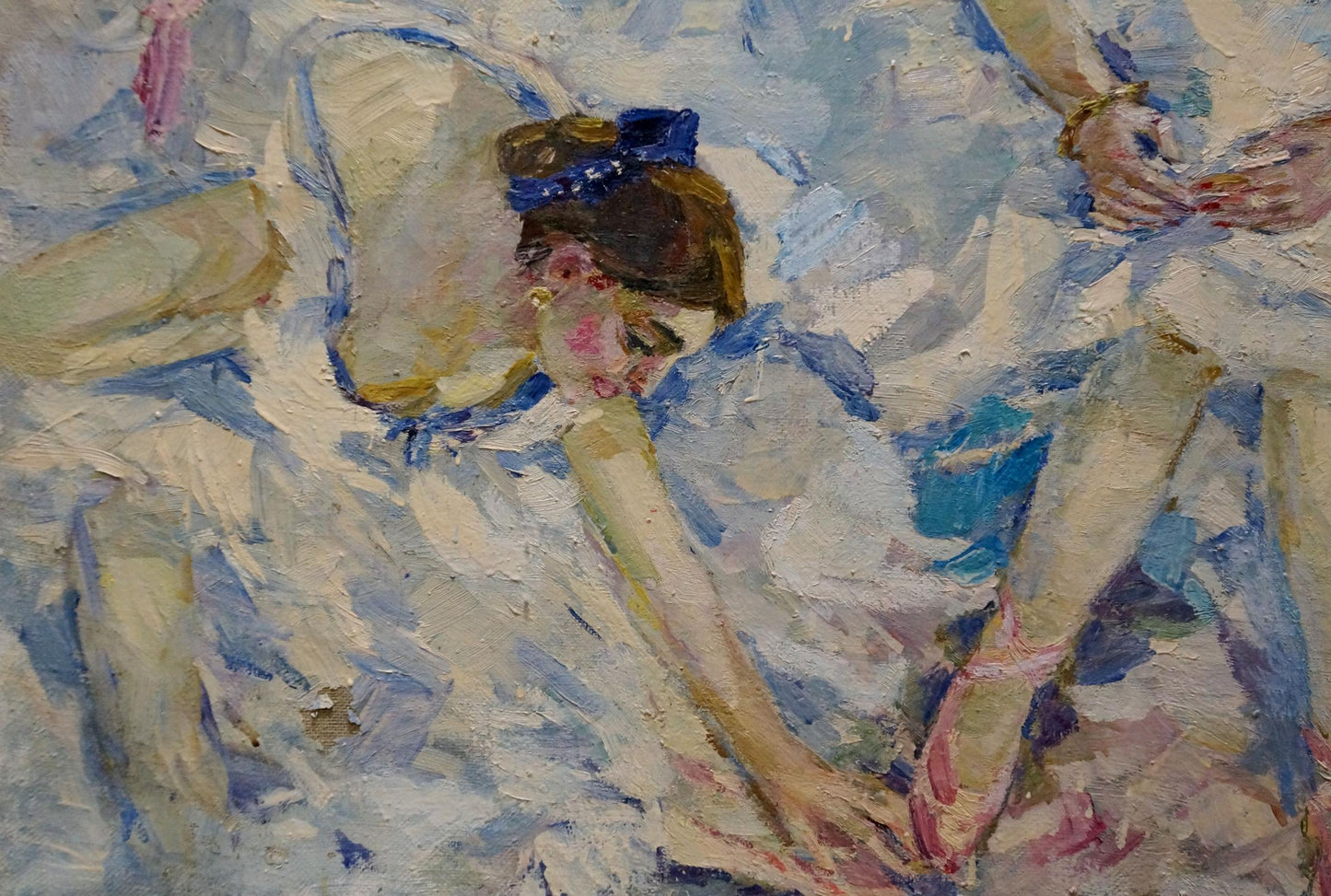 Oil painting Ballerinas portrait Titarenko Maria Anatolyevna