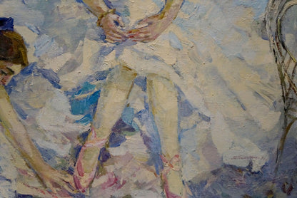 Oil painting Ballerinas portrait Titarenko Maria Anatolyevna