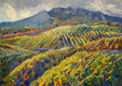 Oil painting Field landscape Migulko Viktor Vasilievich