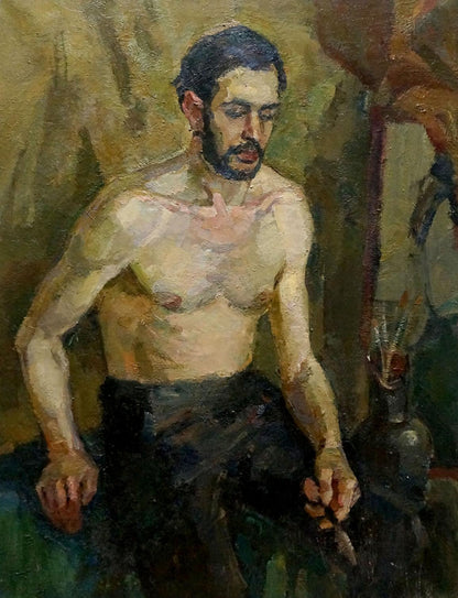 Oil painting Portrait of a Man Titarenko Daria Anatolyevna