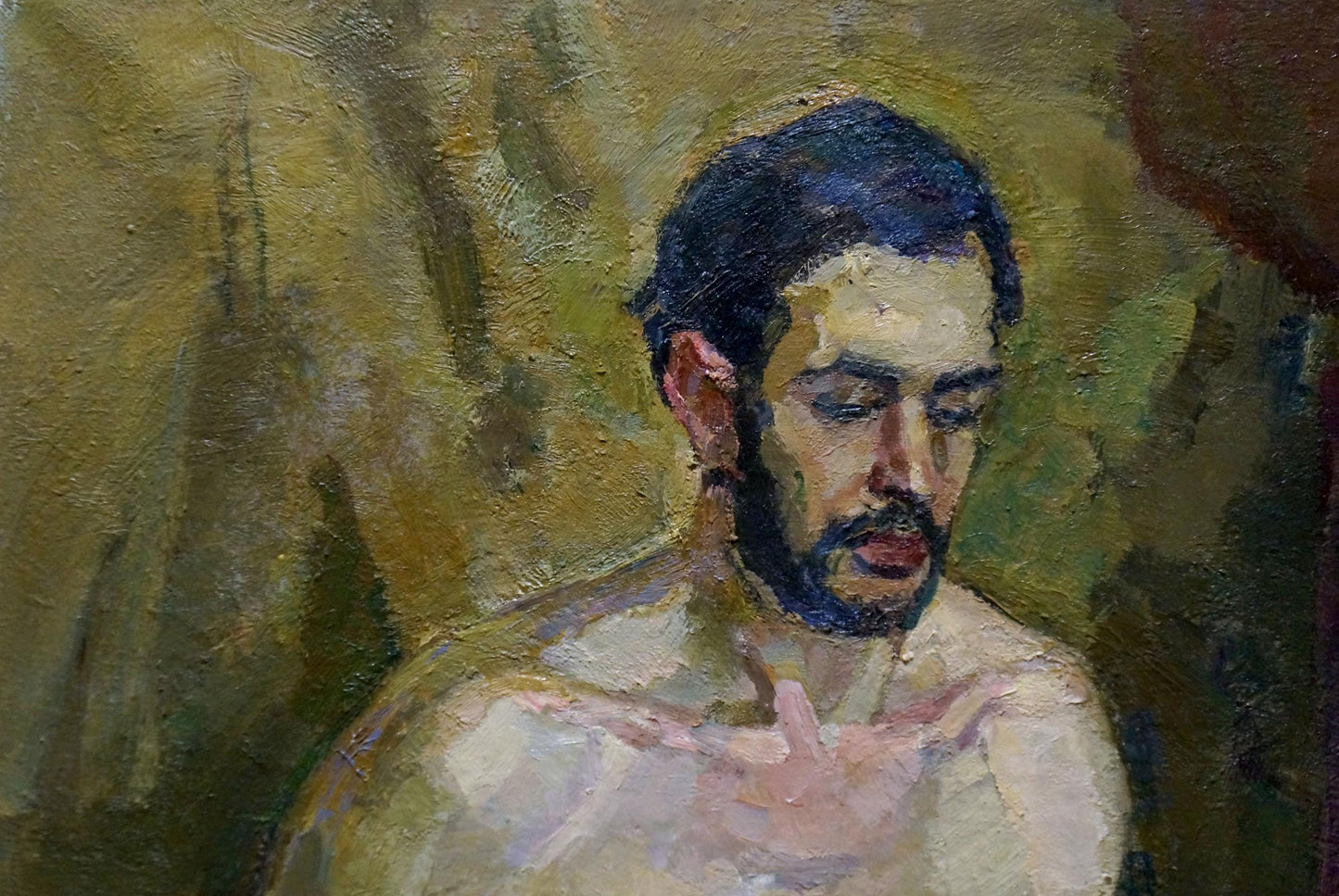 Oil painting Portrait of a Man Titarenko Daria Anatolyevna