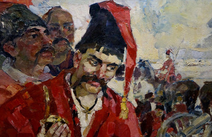 Oil painting Cossacks Maria Titarenko