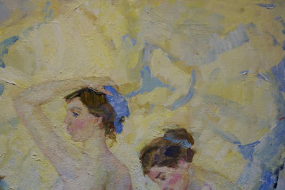 Oil painting Portrait of naked girls Tytarenko Odarka Anatoliivna