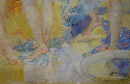 Oil painting Portrait of naked girls Tytarenko Odarka Anatoliivna