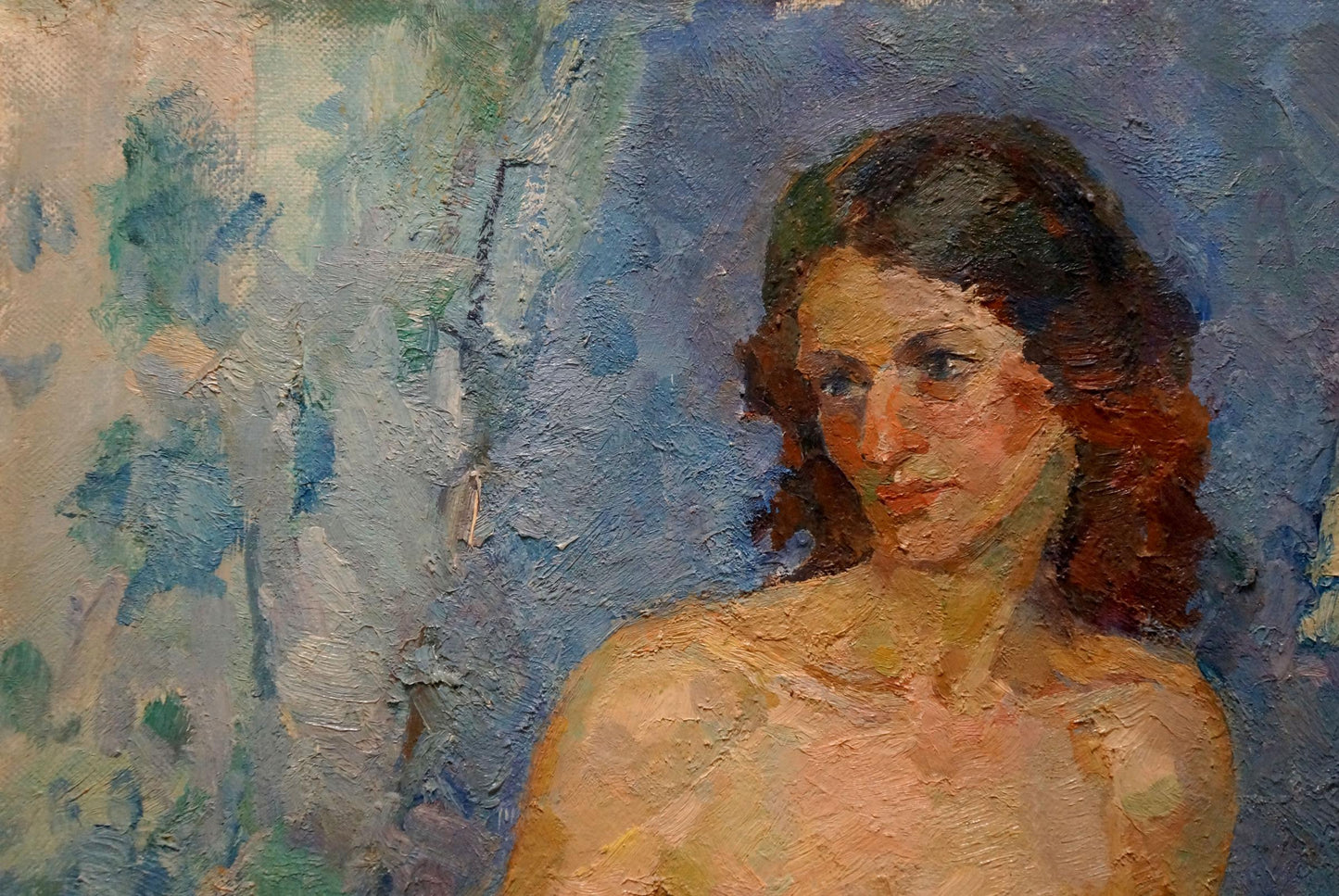 Oil painting Naked girl in the morning Maria Titarenko