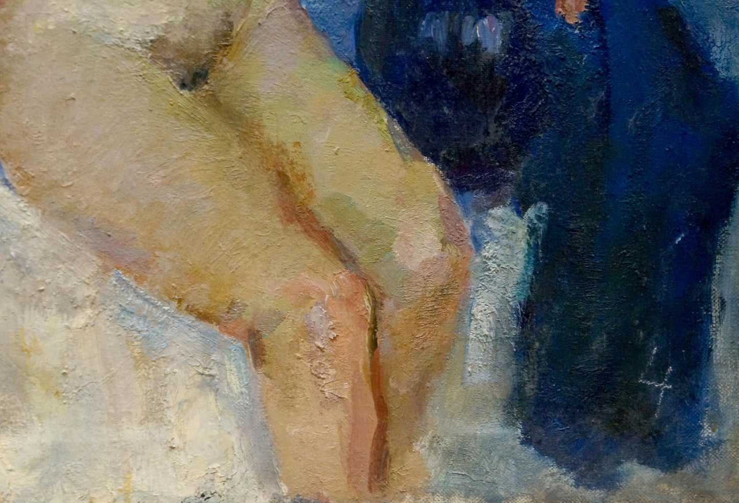Oil painting Naked girl in the morning Maria Titarenko