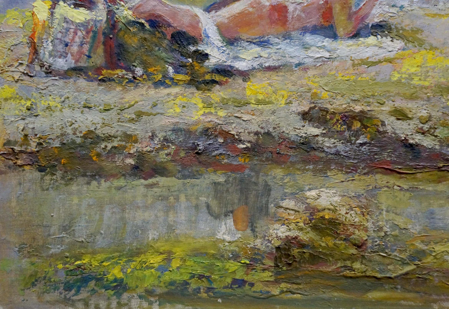 Oil painting On the beach Logvin Ivan Dmitrievich