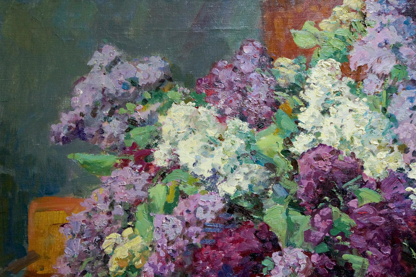 Oil painting Lilac bouquet Kisel Ivan Gordeevich