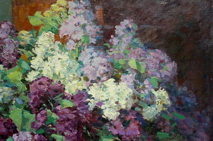 Oil painting Lilac bouquet Kisel Ivan Gordeevich