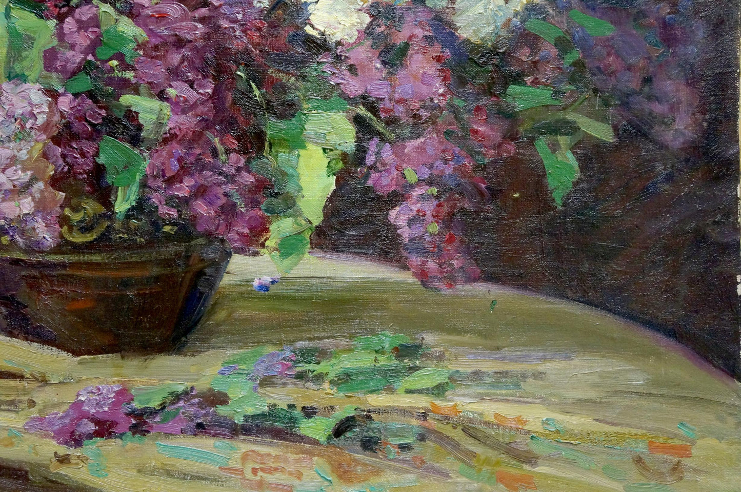 Oil painting Lilac bouquet Kisel Ivan Gordeevich