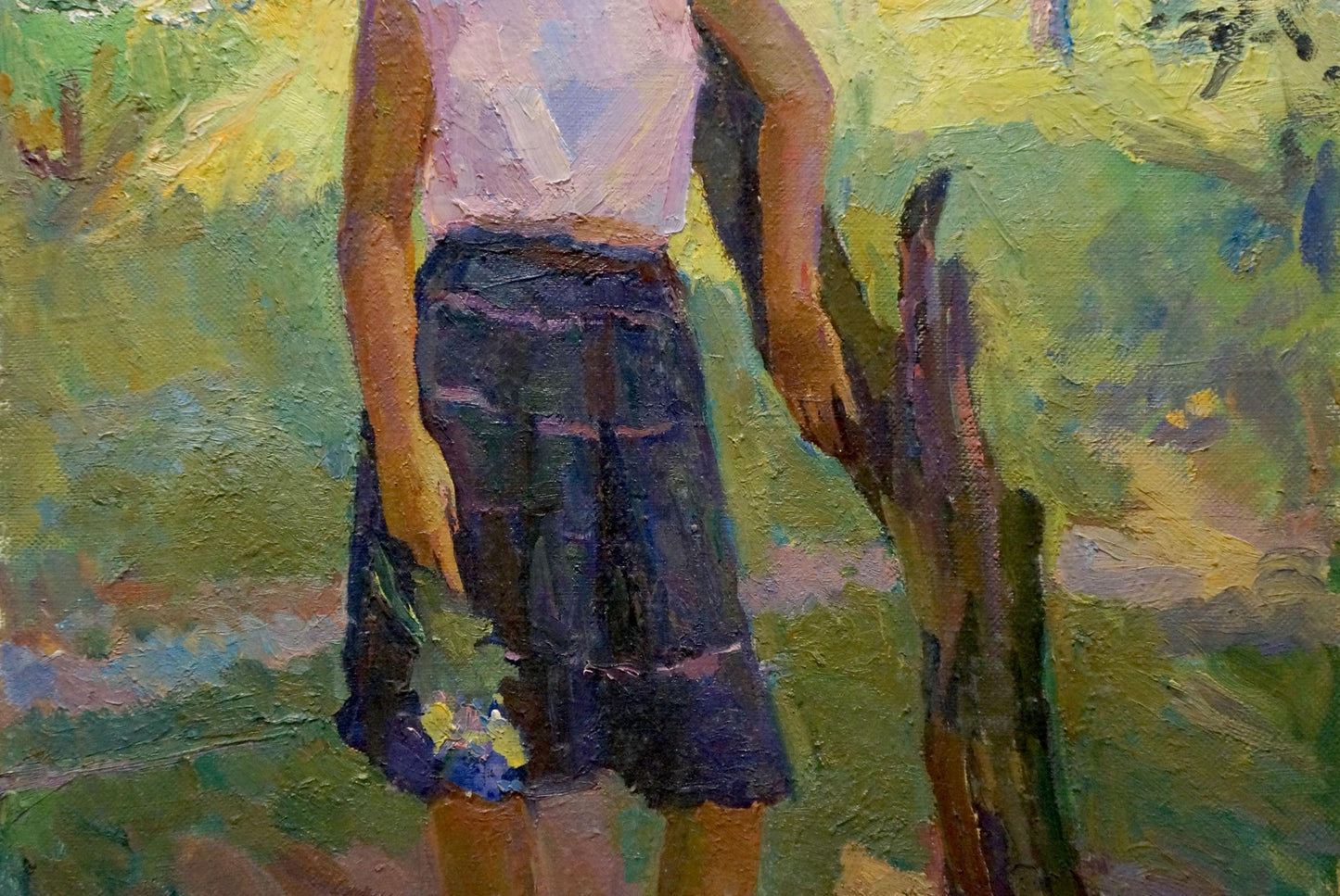 Oil painting Portrait of a girl Titarenko Daria Anatolyevna