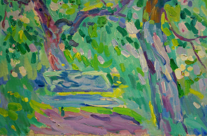 Oil painting Garden Matyushenko Victor Ivanovich