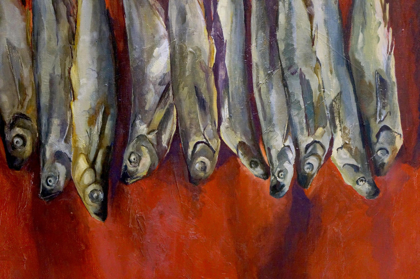 Oil painting Fish Zaitsev A. V.