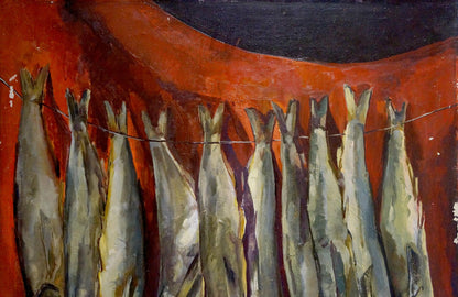 Oil painting Fish Zaitsev A. V.