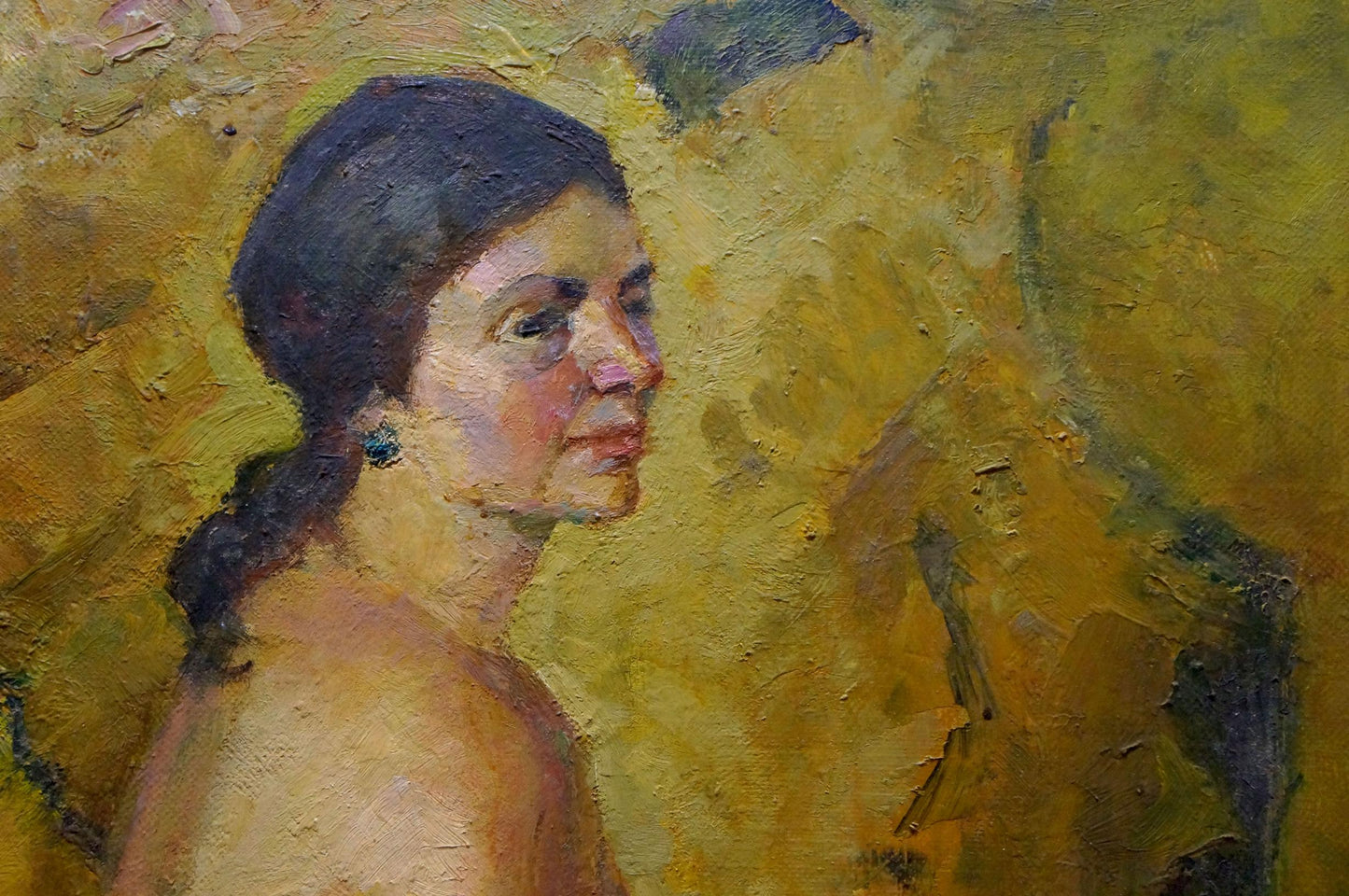 Oil painting The tenderness of a naked girl Maria Titarenko