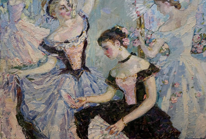 Oil painting Ballerinas Tytarenko Odarka Anatoliivna