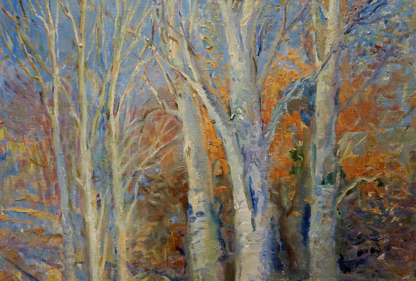 Oil painting Autumn forest Tytarenko Odarka Anatoliivna