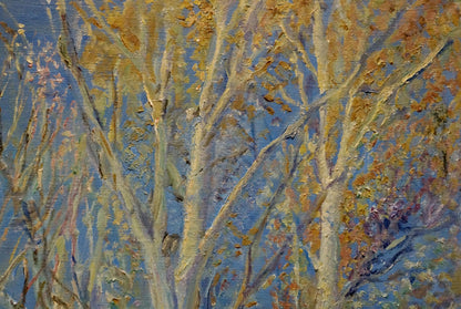 Oil painting Autumn forest Tytarenko Odarka Anatoliivna