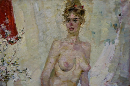 Oil painting Naked girl Titarenko Maria Anatolyevna