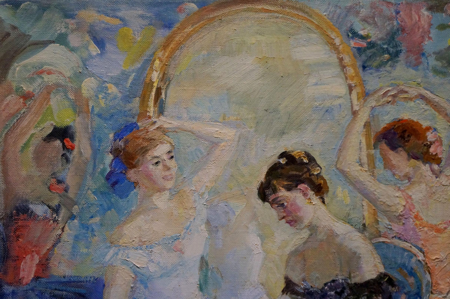 Oil painting Before the performance Titarenko Maria Anatolyevna