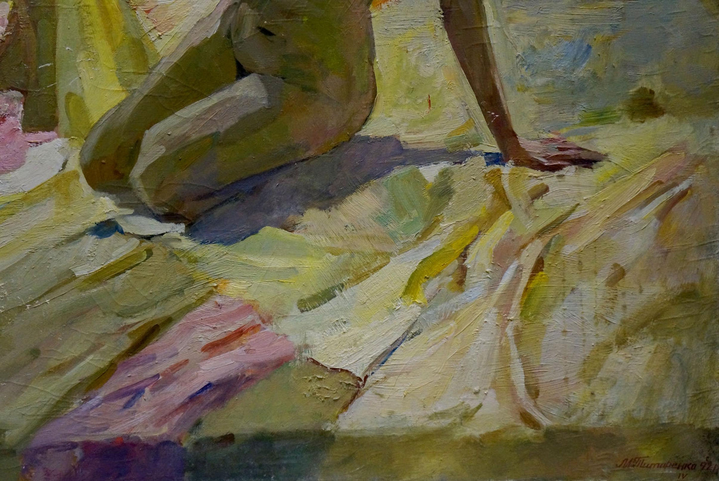 Oil painting Gracefulness naked girls Maria Titarenko