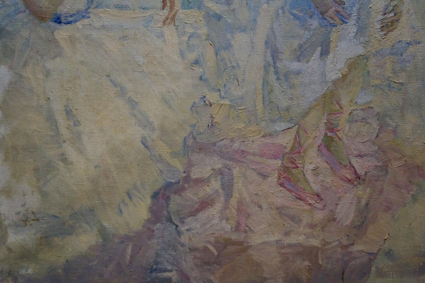 Oil painting Before going on stage Tytarenko Odarka Anatoliivna
