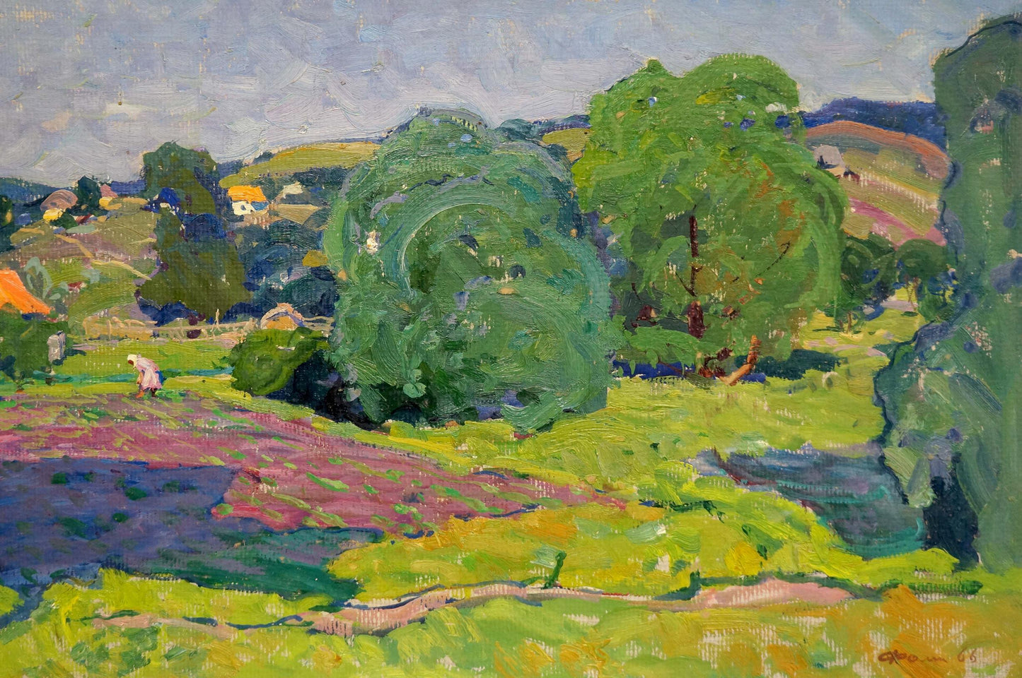 Oil painting Summer Fomin Anatoly Nikiforovich