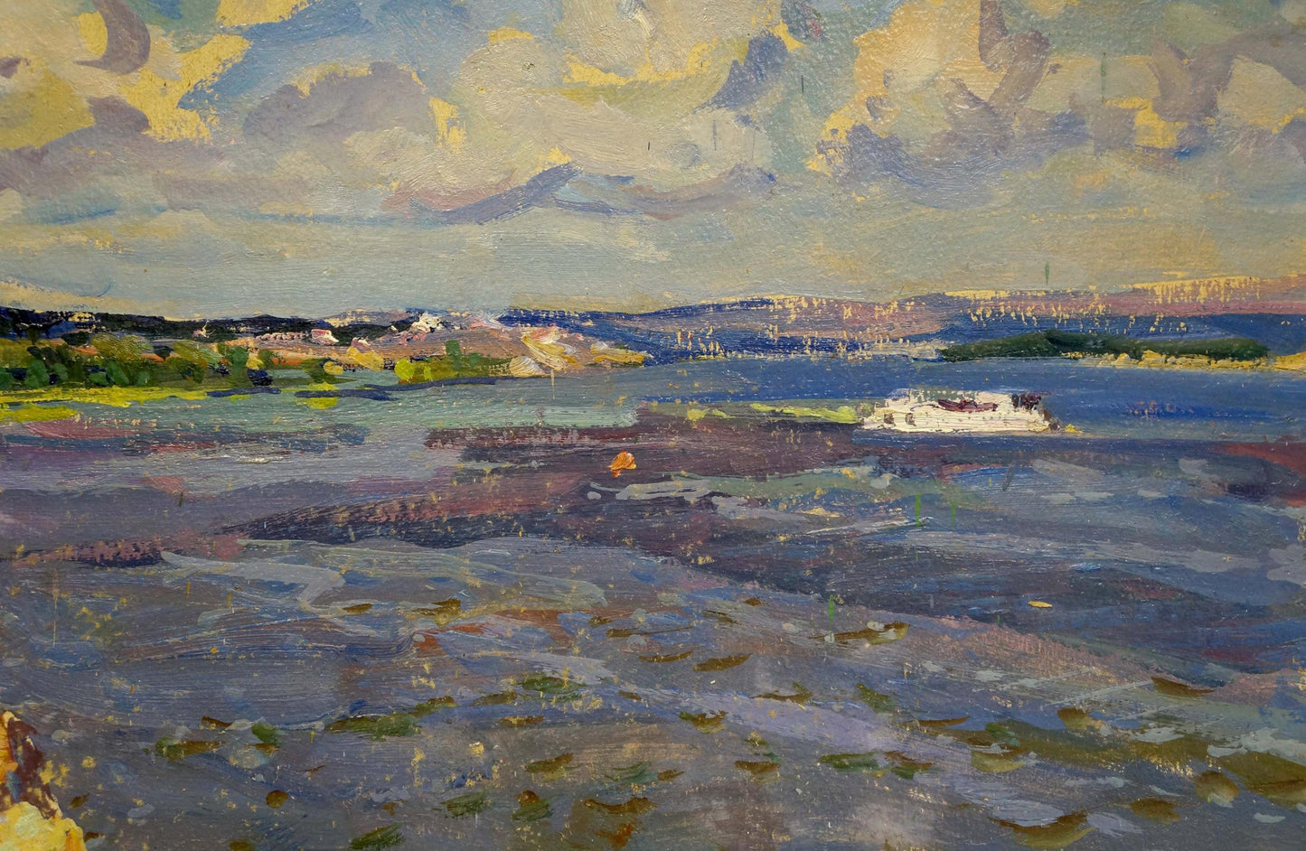 Oil painting Dnieper Fomin Anatoly Nikiforovich