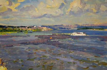 Oil painting Dnieper Fomin Anatoly Nikiforovich