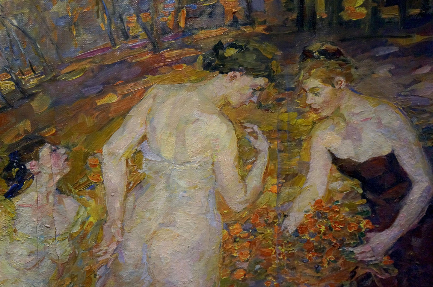 Oil painting Girls in the forest Odarka Tytarenko