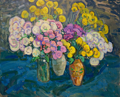 Oil painting Flowers Gaiduk Zinaida Kirillovna