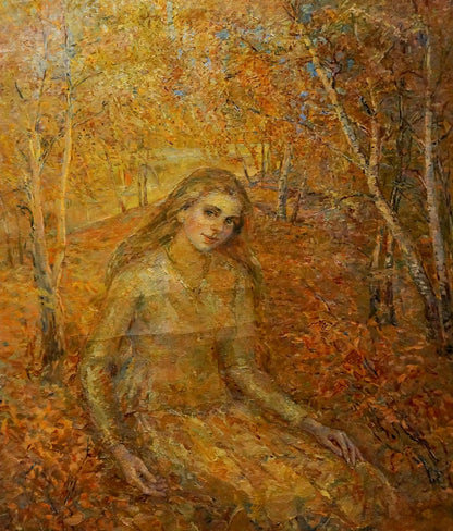 Oil painting Autumn Tytarenko Odarka Anatoliivna