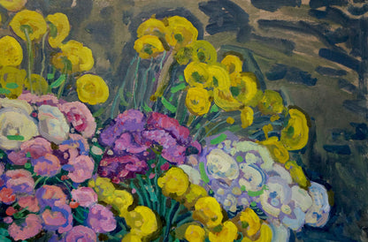 Oil painting Flowers Gaiduk Zinaida Kirillovna