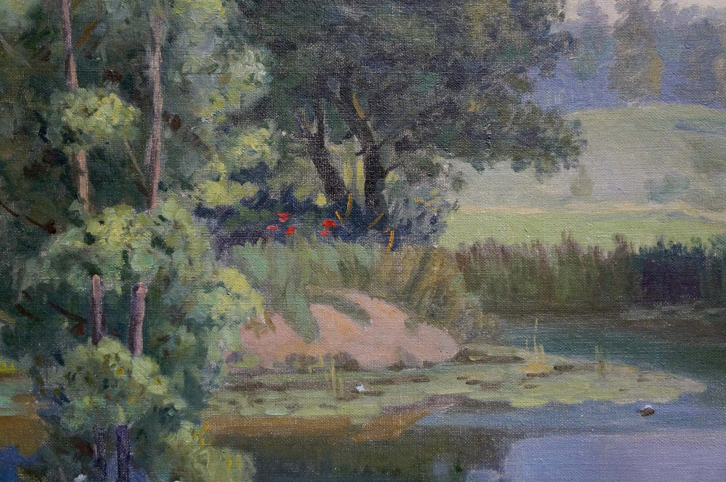 Oil painting Landscape Zorya (Zarya) Galina Denisovna