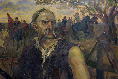 Oil painting Portrait of the Cossacks Tytarenko Odarka Anatoliivna
