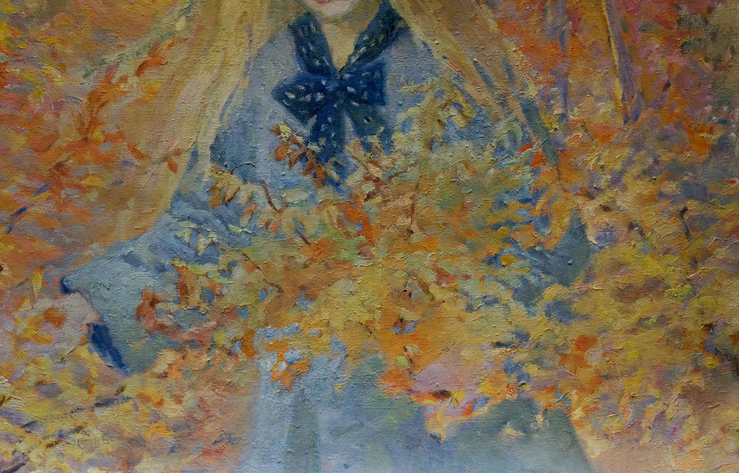 Oil painting Golden autumn Titarenko Maria Anatolyevna