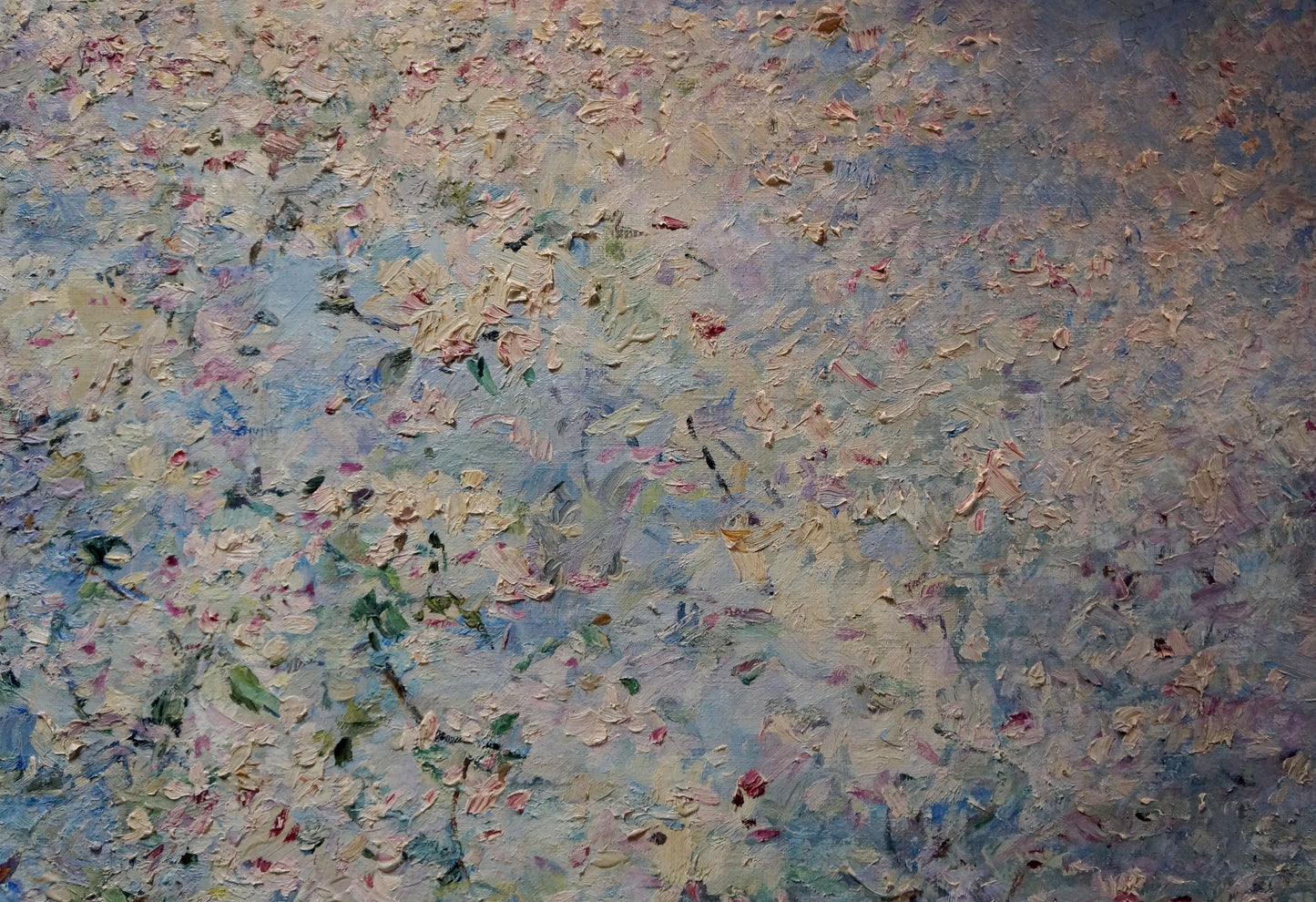 Oil painting Apple tree blossoms Maria Titarenko