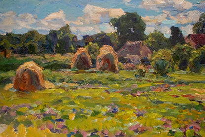 Oil painting Noon Fomin Anatoly Nikiforovich