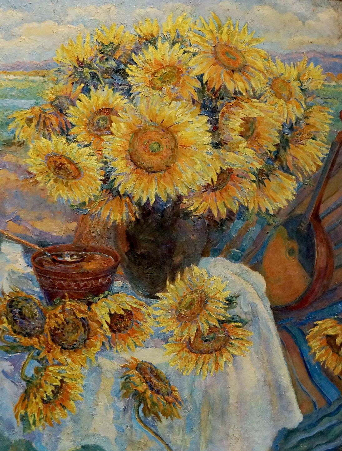 Oil painting Sunflowers Tytarenko Odarka Anatoliivna