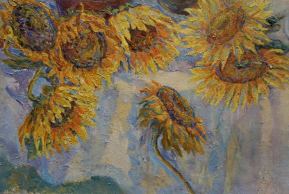 Oil painting Sunflowers Tytarenko Odarka Anatoliivna