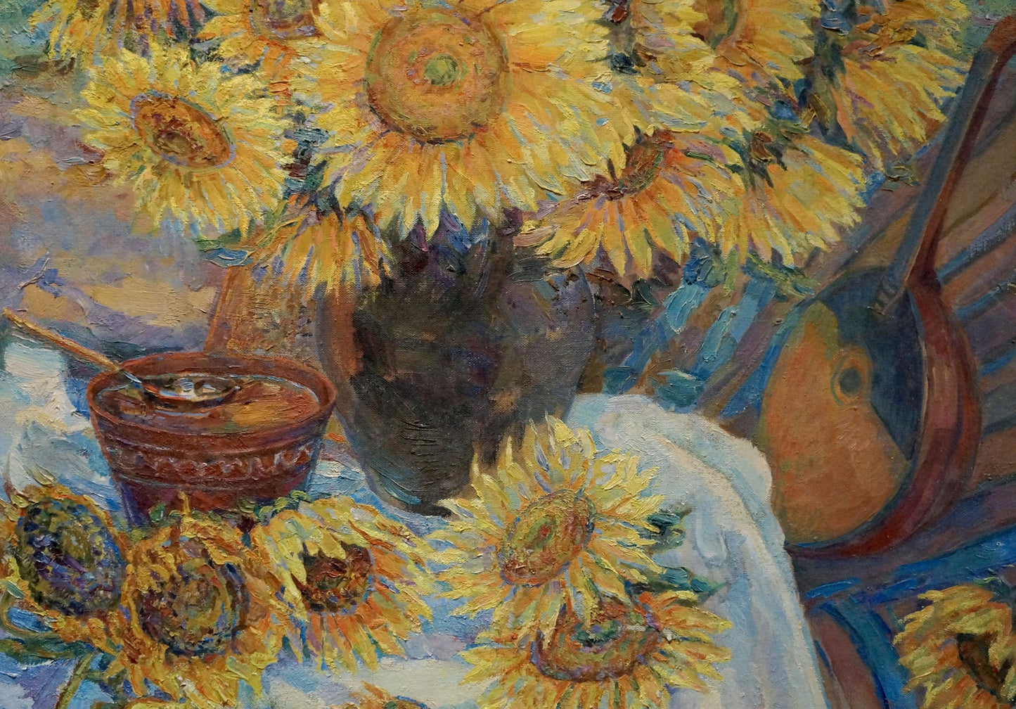 Oil painting Sunflowers Tytarenko Odarka Anatoliivna