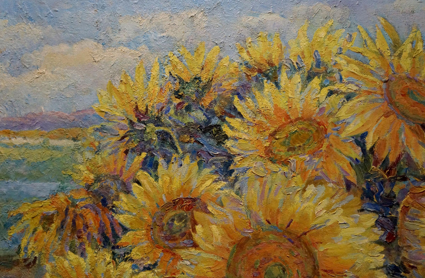 Oil painting Sunflowers Tytarenko Odarka Anatoliivna