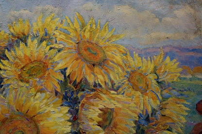 Oil painting Sunflowers Tytarenko Odarka Anatoliivna