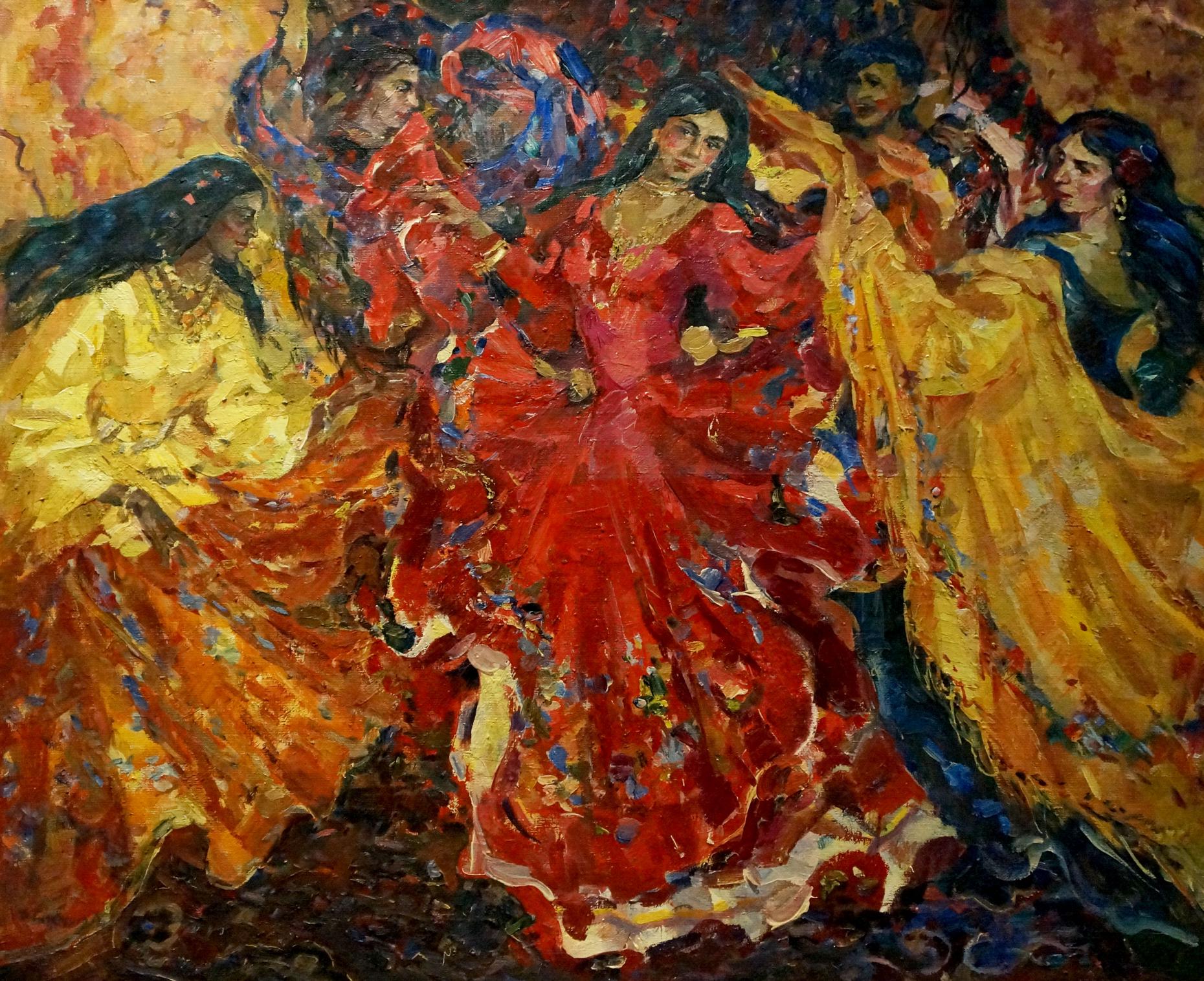 Oil painting Portrait of gypsies Tytarenko Odarka Anatoliivna