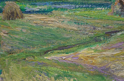 Oil painting Plowed field Dupliy Sergey Alexandrovich