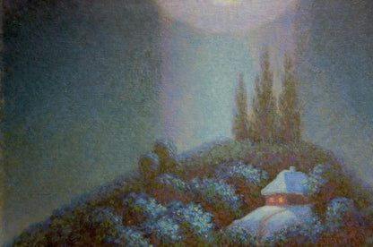 Oil painting Winter fairy tale Volik Pavel Ivanovich