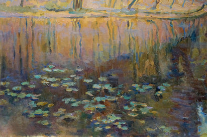 Oil painting Forest pond Titarenko Maria Anatolyevna