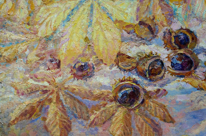 Chestnuts: an oil painting by Maria Anatolyevna Titarenko